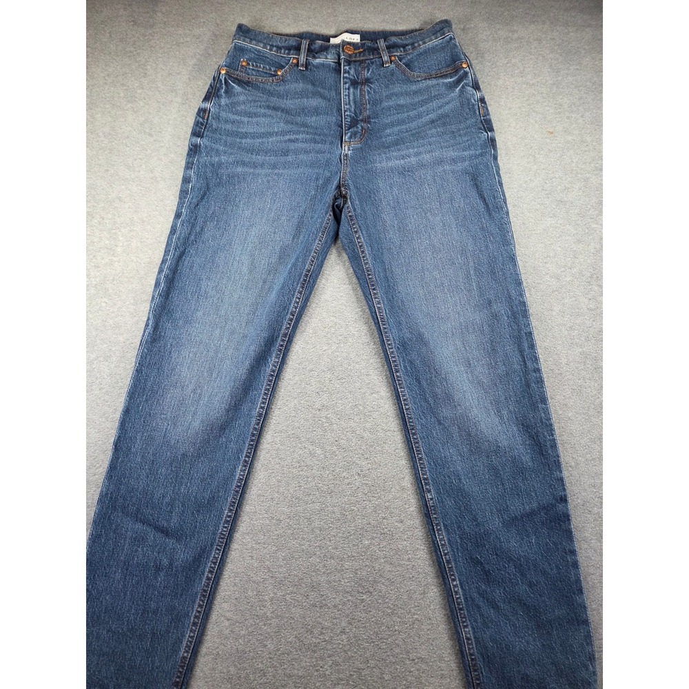 LOFT Womens High Waist Boyfriend Jeans Size 2 26 Blue Denim Classic 90s Inspired